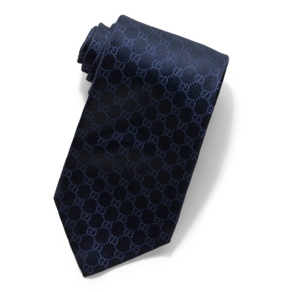 GUCCI Blue Men's Made In Italy Designer Silk Tie - Picture 1 of 1